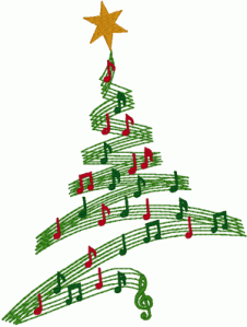Music Staff Christmas Tree